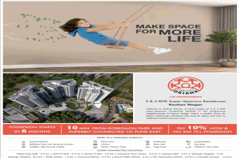 Make more space for life by residing at Vertical Oriana in Pune